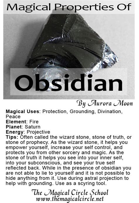 Obsidian: The Stone of Transformation in Wicca